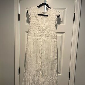 White Anthropologie Sun Dress🤍